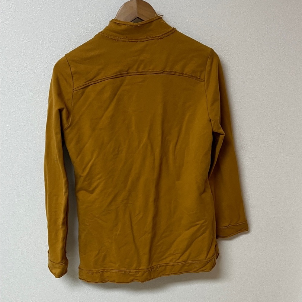 Neon Buddha Mustard Utility Jacket with Decorative Buttons - Picture 3 of 3